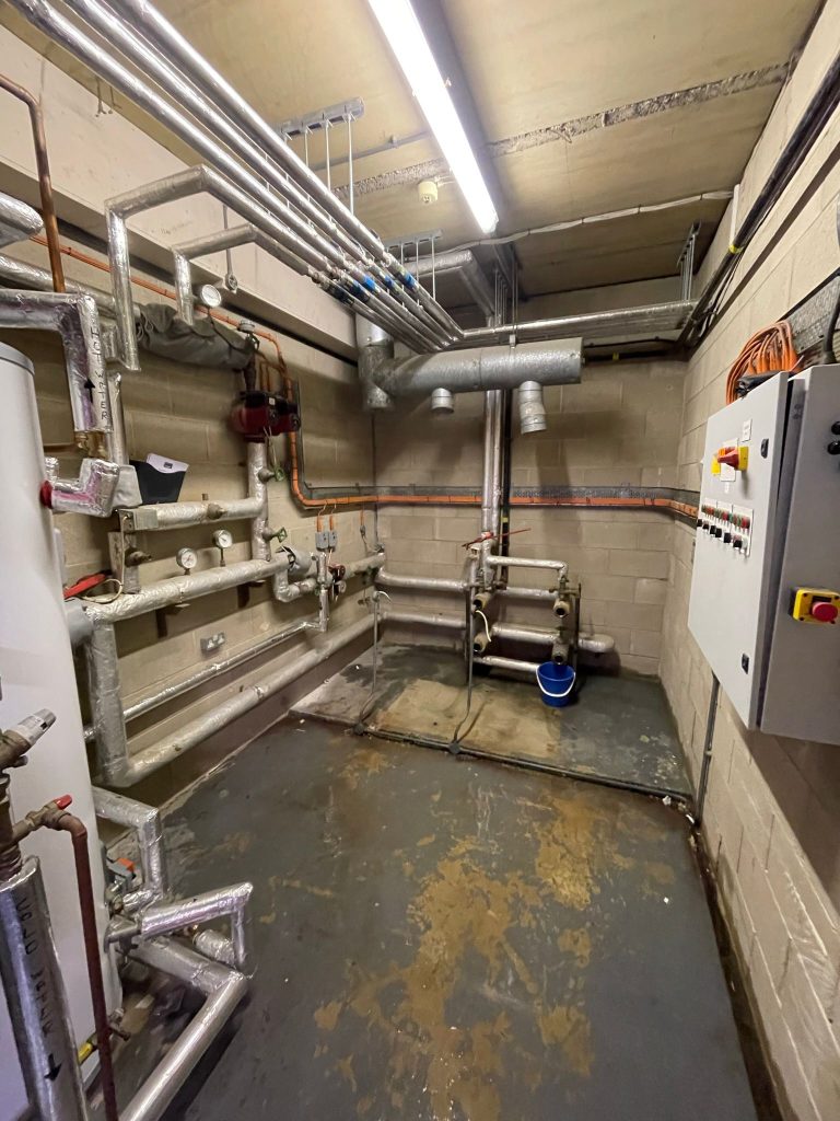 Replacement boiler room in Leeds  